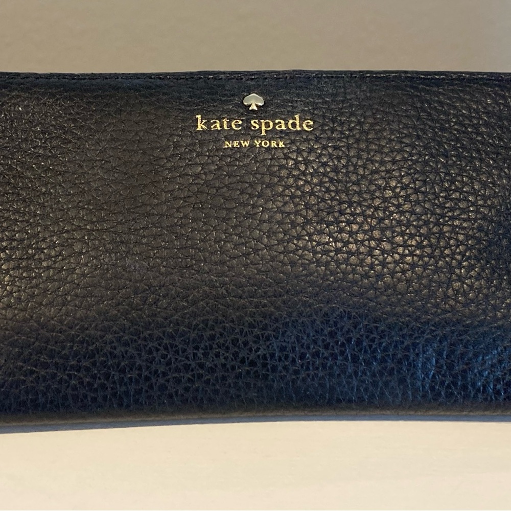 Kate Spade Black Leather Wallet